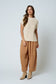 Oatmeal Pocket Short Sleeve Sweater