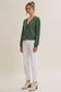 Forest Green Button Down Cardi