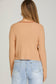 Dusty Peach Button Up