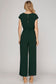 Hunter Green Front Tie Jumpsuit