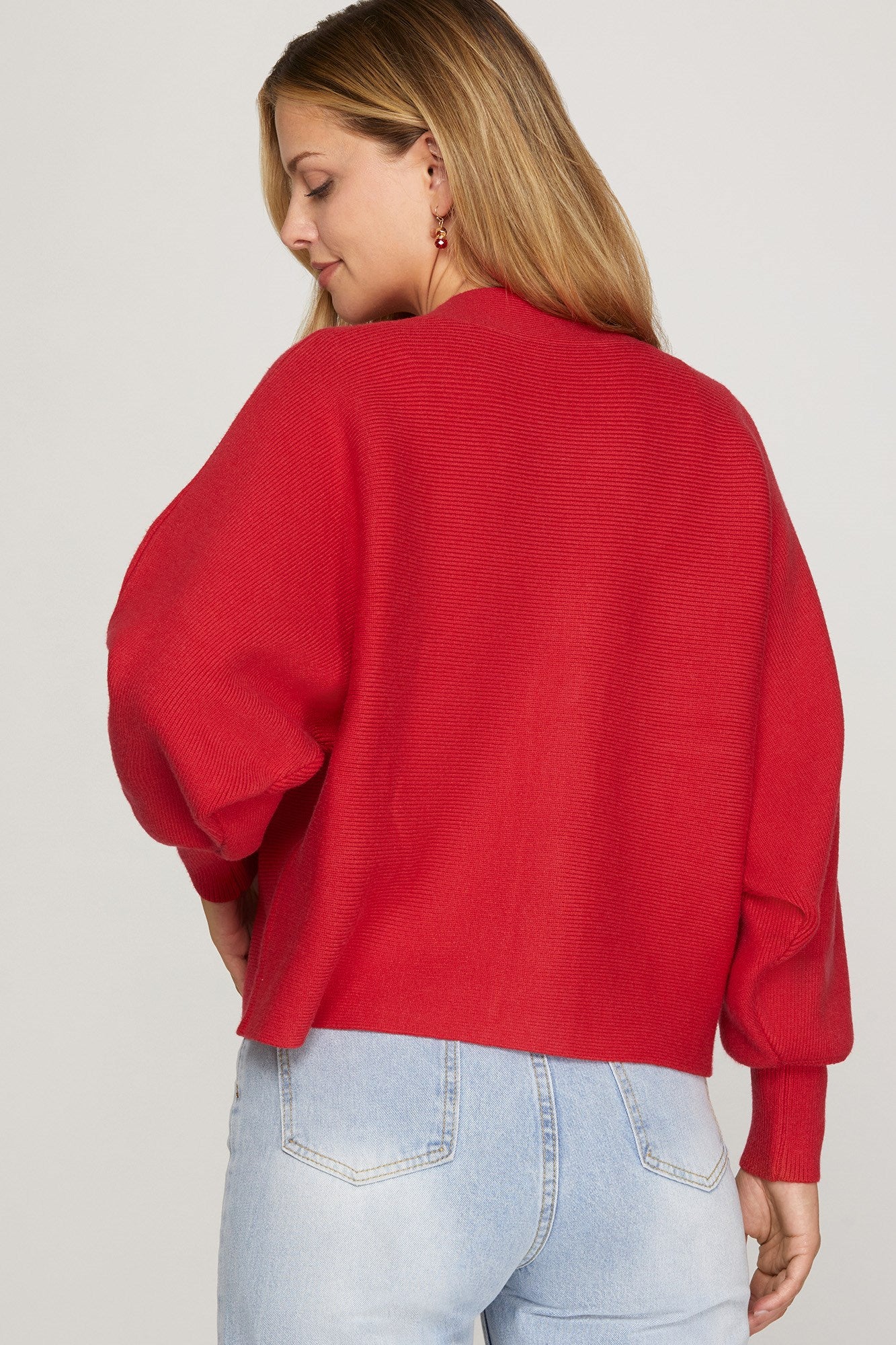 Red Bowed Sweater