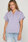 Lilac Half Zip Top