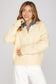 Cream Denim Collared Sweater