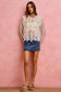 Braided Pocket Denim Skirt