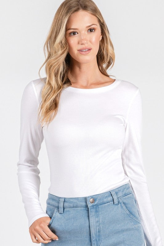 Dark Sage/Off White Staple Long Sleeve