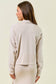 Striped Textured Oat Pullover