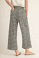 Scalloped Trim Leopard Pants