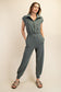 Sage Leaf Scuba Jumpsuit