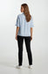 Denim Mini Ruffle Top