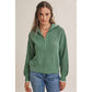 Sea Green Crochet Zip