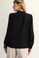 Black Cuffed VNeck