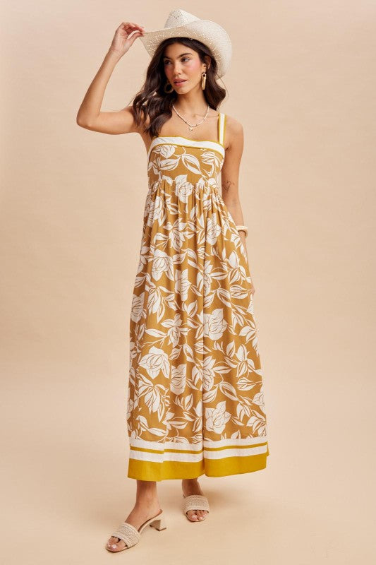 Golden Hour Floral Maxi