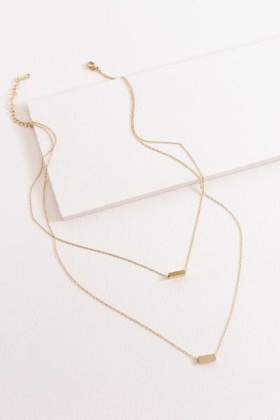Bar Layerd Necklace
