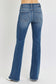 Mid Rise Medium Wash Flares New