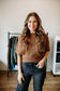 Cocoa/Hunter Green Dolman Sweater
