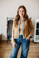 Toasted Almond Denim Zip up