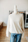 Red Acid Wash Crew Neck