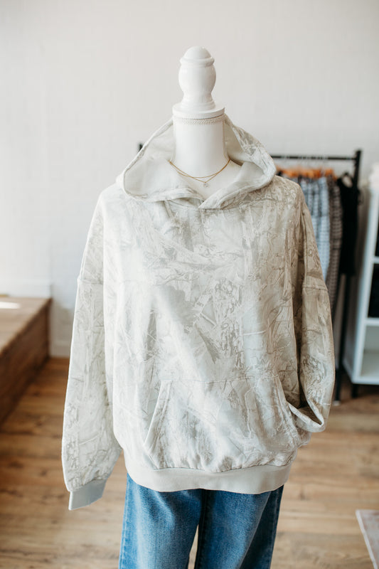 Gray Camo Hoodie