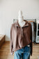Dk Brown Mineral Wash Pullover