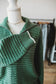 Sea Green Crochet Zip