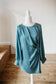 Dusty Blue Cinch Dress