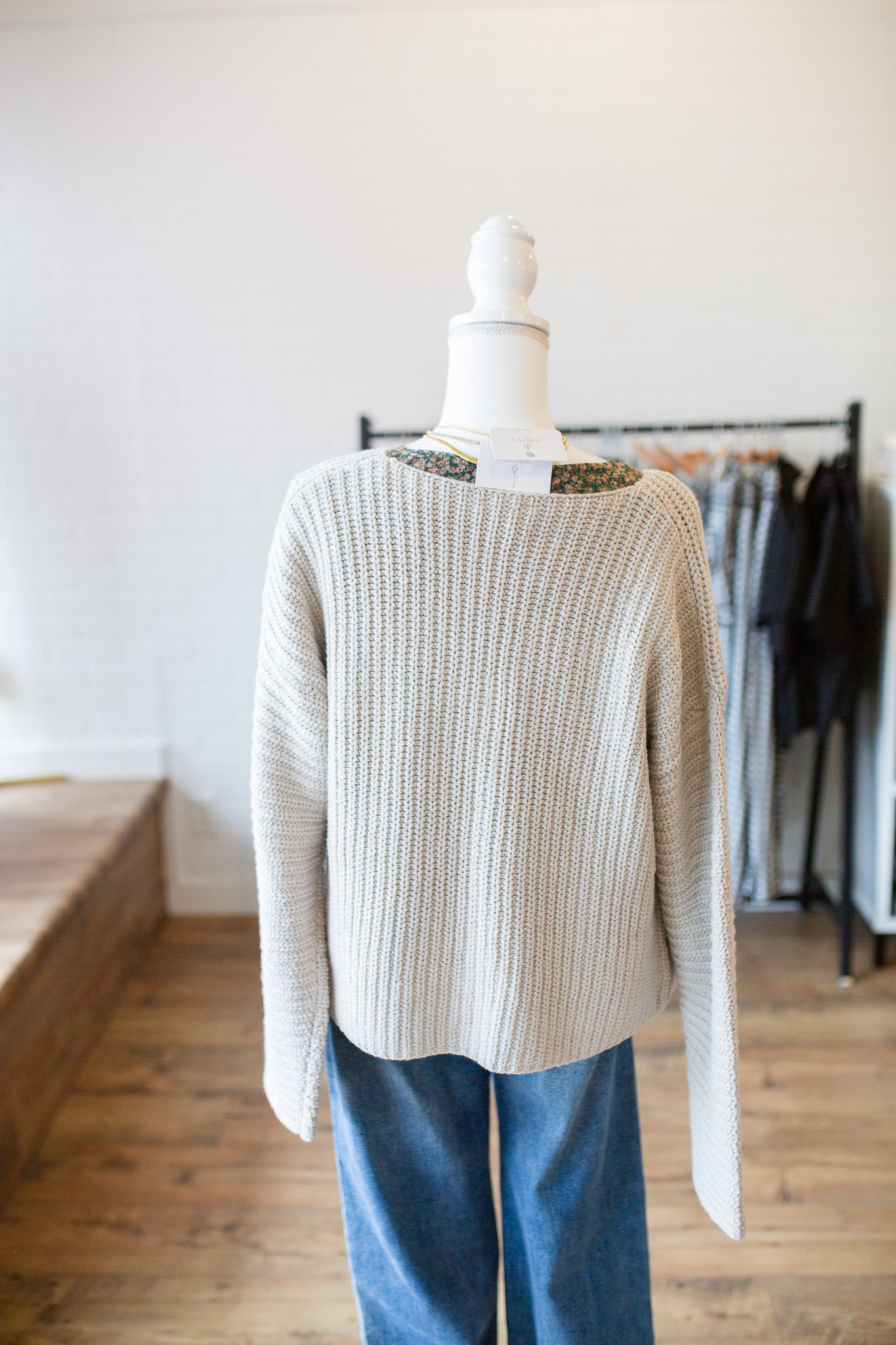 Oatmeal Button Front Cardi