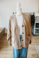 Dark Taupe Oversized Cardi