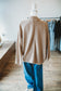 Dark Taupe Oversized Cardi