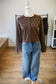 Brown Polka Dot Cardi