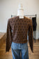 Brown Polka Dot Cardi