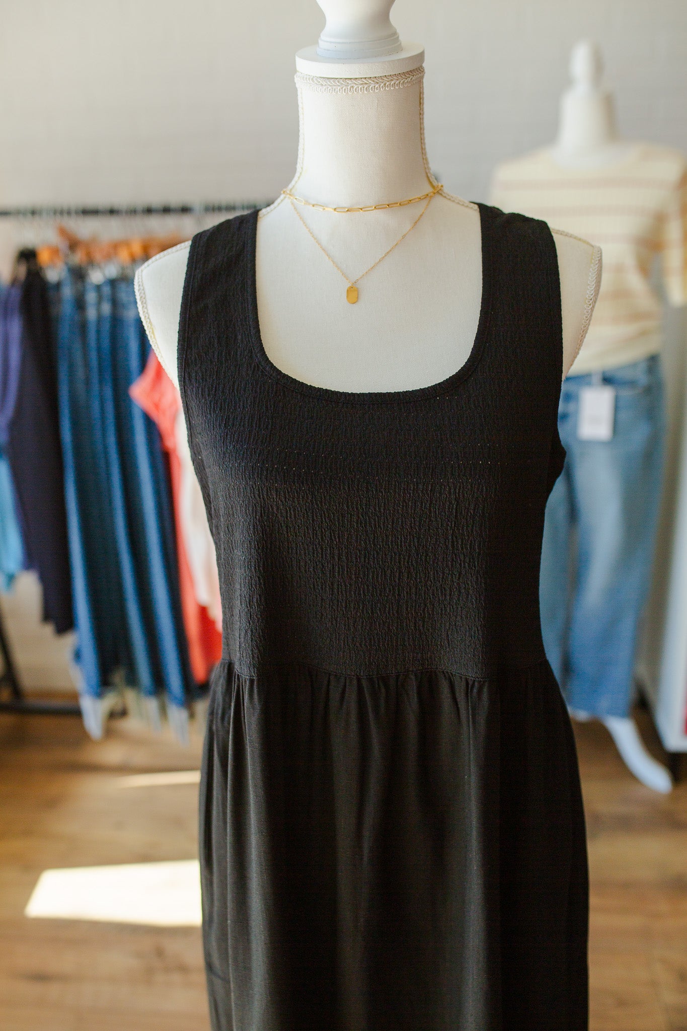 Black Tank Midi Dress