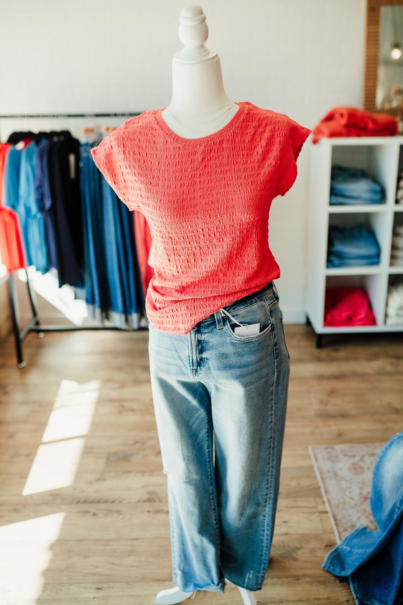 Crew Textured Top HF