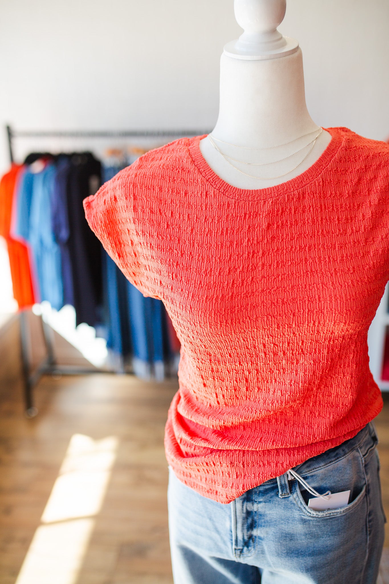 Crew Textured Top HF