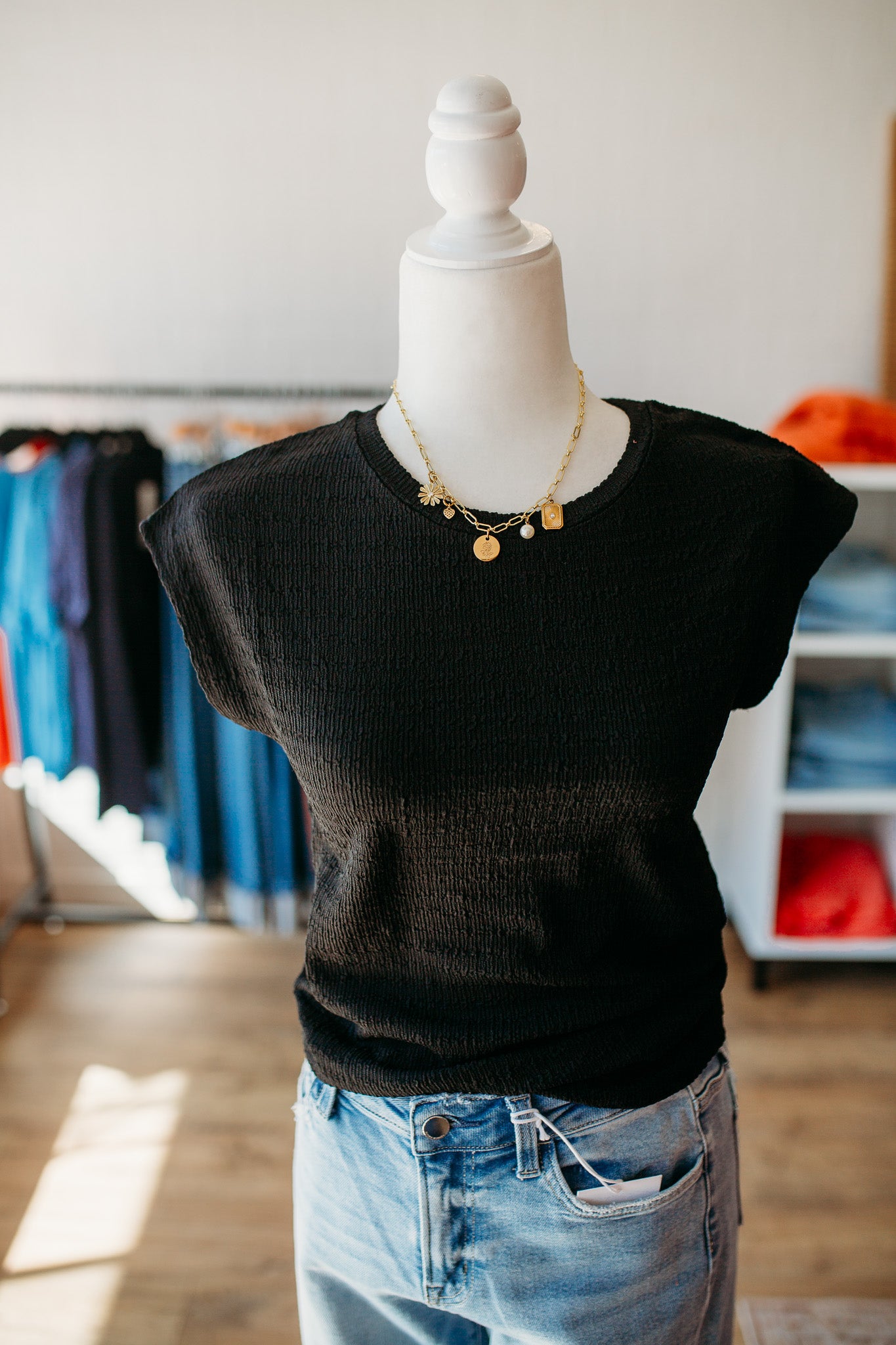 Crew Textured Top HF