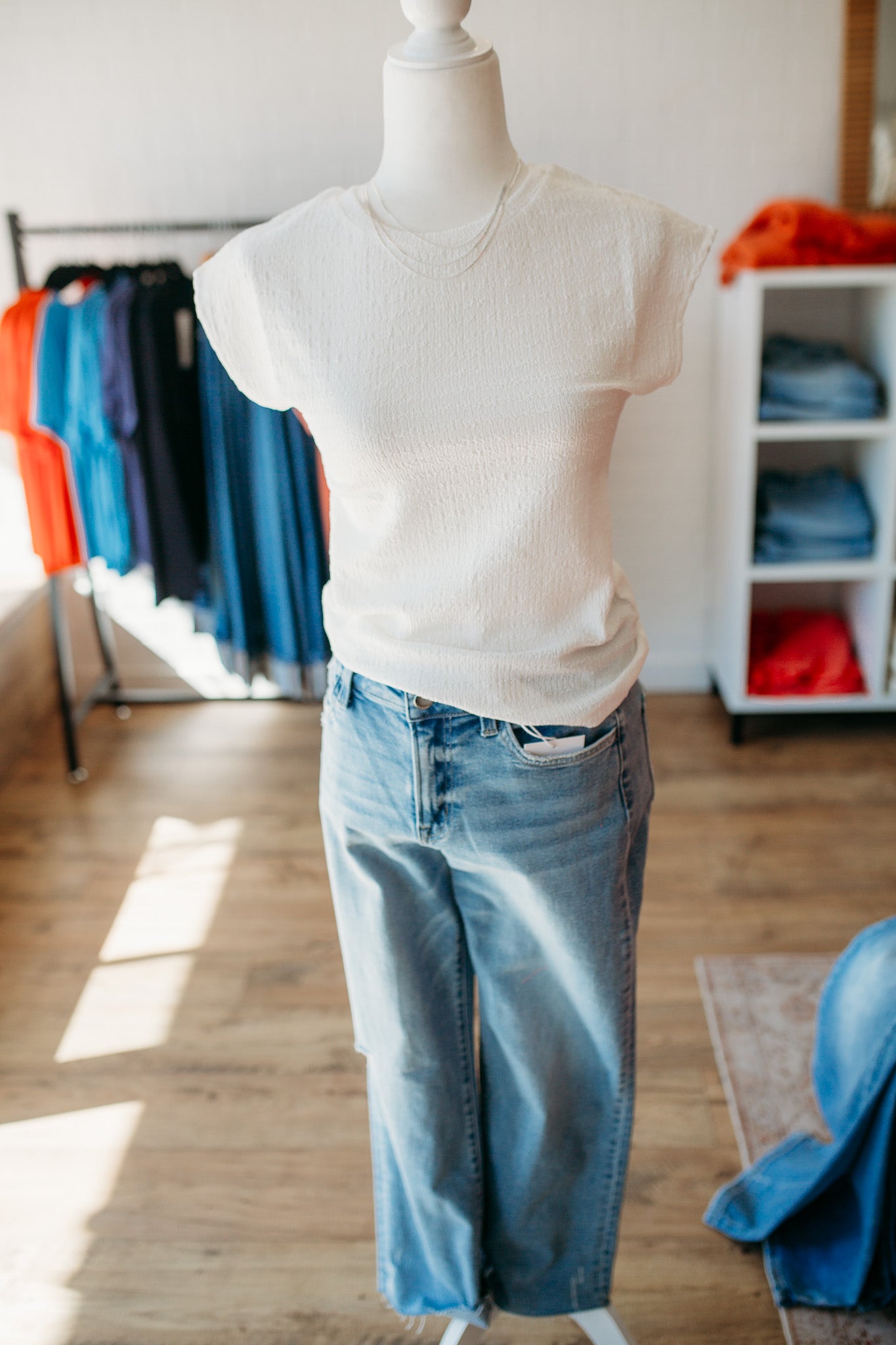Crew Textured Top HF
