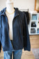 Indigo Faux Denim Jacket