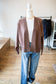 Mocha Solid Cardigan