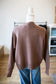 Mocha Solid Cardigan