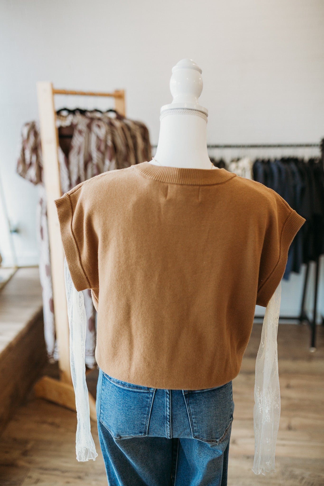 Camel Sweater Vest