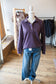 Plum Snap Neck Pullover