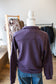 Plum Snap Neck Pullover