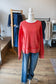 Tomato Vintage Washed Pullover
