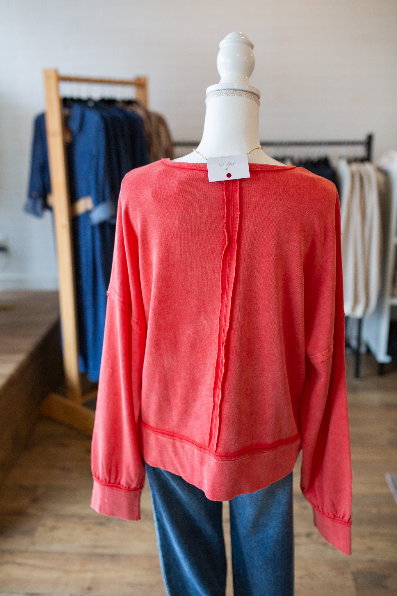 Tomato Vintage Washed Pullover