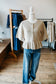 Oatmeal Peplum Sweater