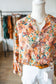 Floral Fruit Print Top