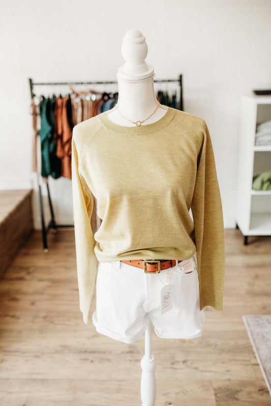 Shortbread Raglan Sweater