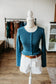 Teal Button Up Cardigan