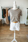 Honey Leopard Short Sleeve Sweater