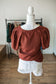 Sienna Wave Textured Top