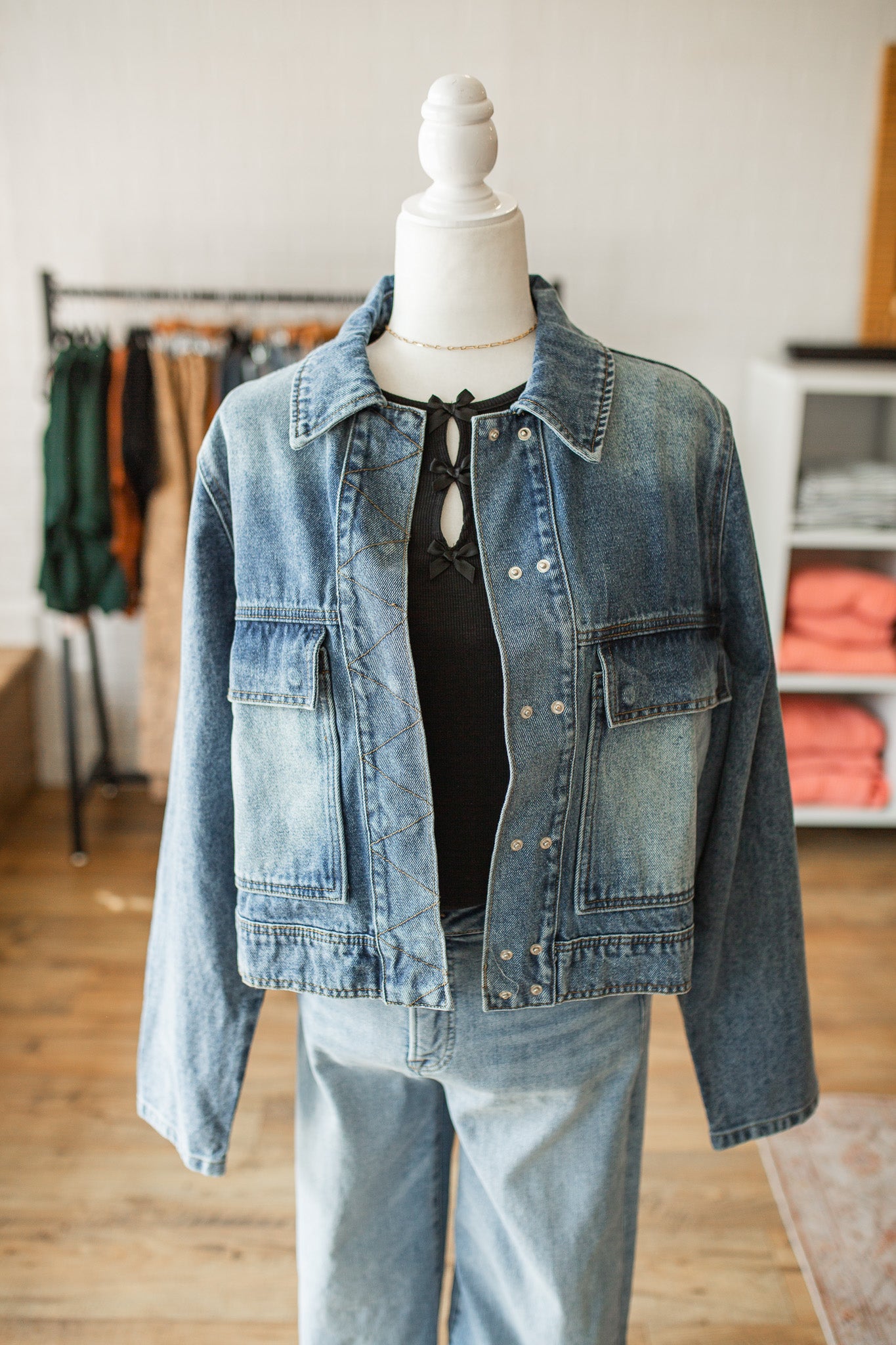 Camille Medium Wash Jacket
